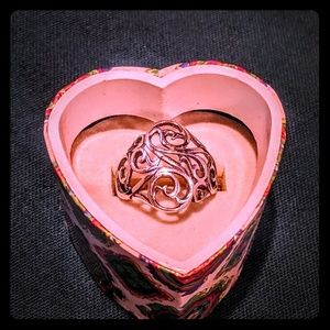 Sterling silver filigree ring